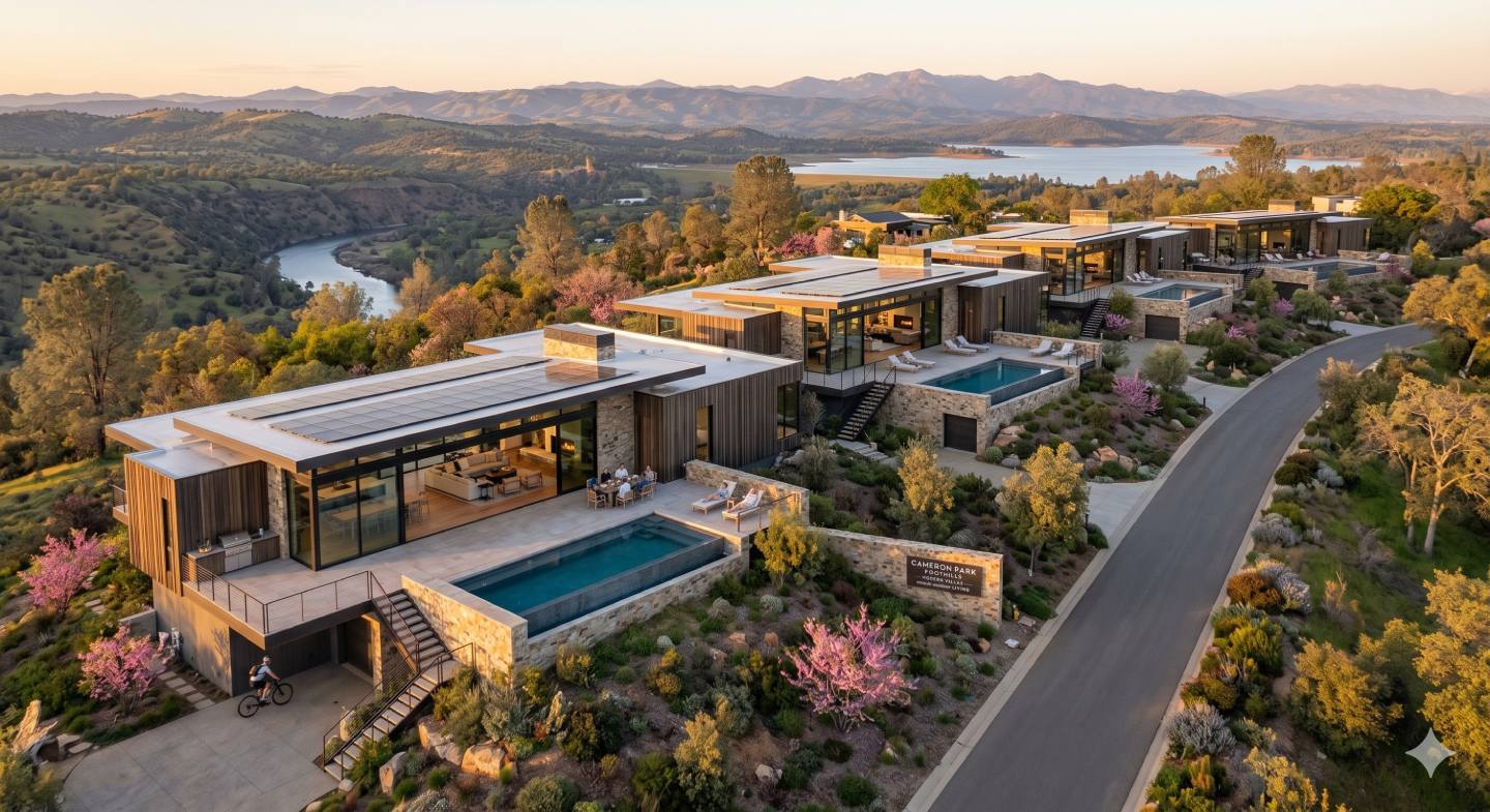 Custom foothill villas